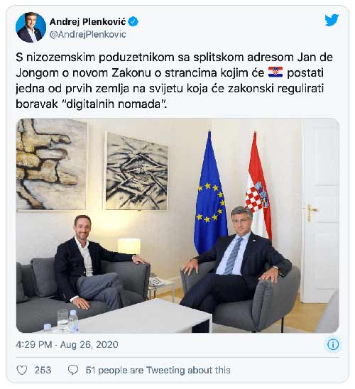 croazia visto nomadi digitali