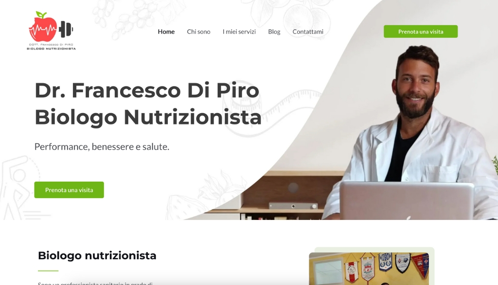 sito web wordpress francesco di piro