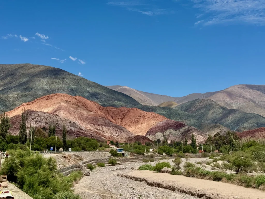 Argentina per nomadi digitali 9 Il Cerro de los Siete Colores, sopra Purmamarca. Novembre 2024.