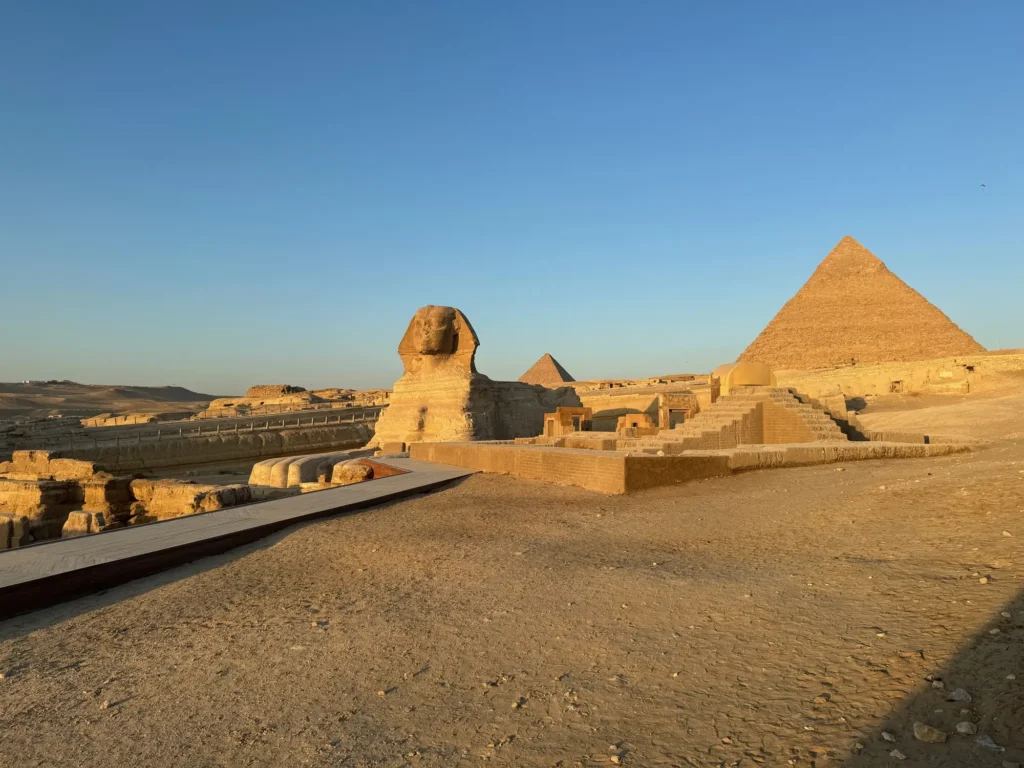 Egitto per nomadi digitali 7 La Sfinge e la piramide di Chefren. Ottobre 2023.