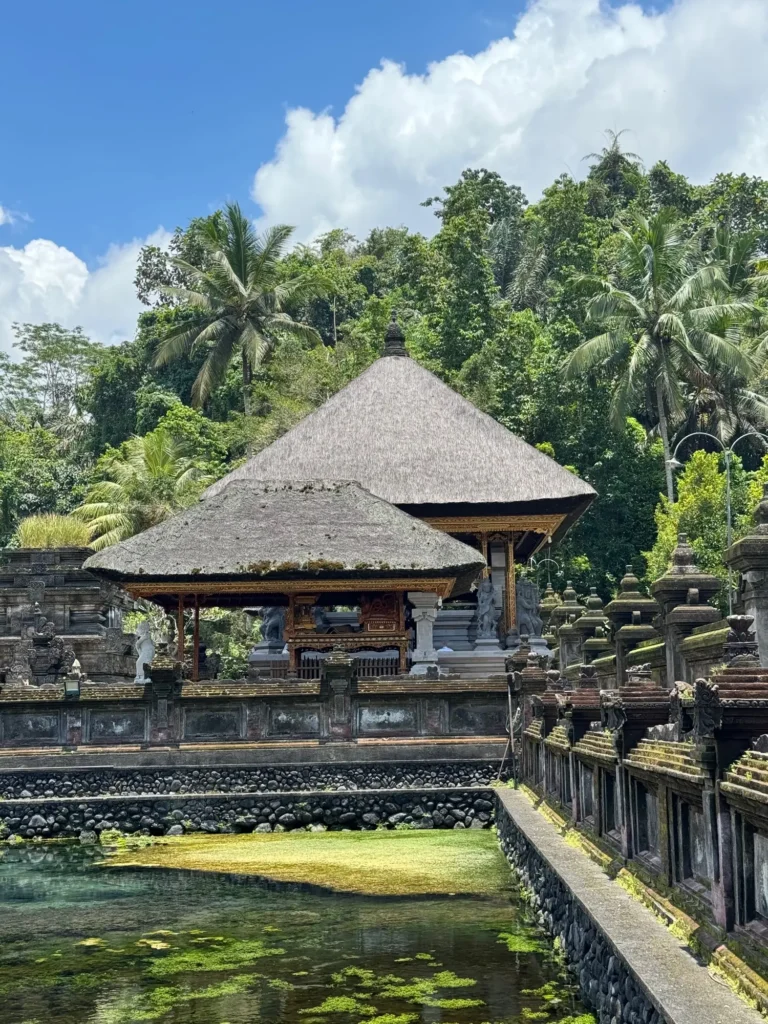 Indonesia per nomadi digitali 8 Tirta Empul, dove i balinesi vanno a purificarsi. Febbraio 2024.