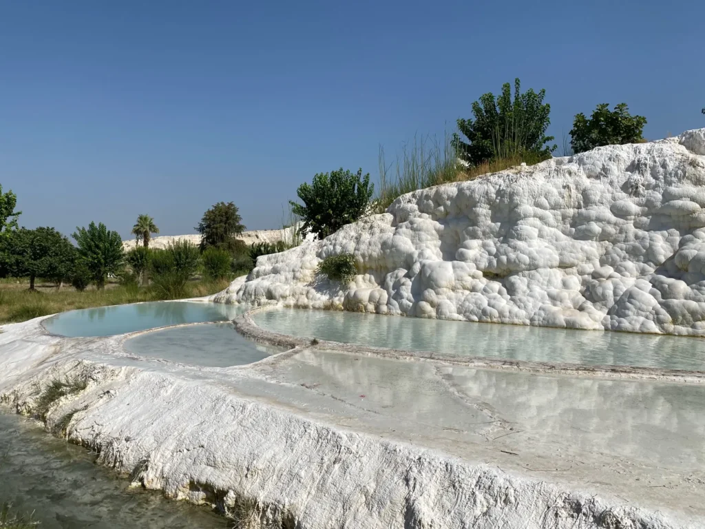 Turchia per nomadi digitali 18 Le terrazze bianche di Pamukkale. Agosto 2022.